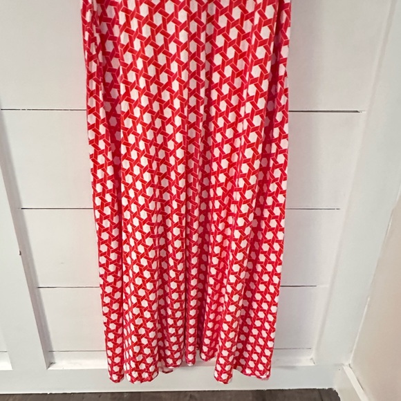 BODEN 12 Libby Geo Print jersey belted maxi shirt dress boho shabby chic - Picture 8 of 16